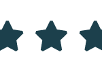 Icon: Review Stars (dunkelblau)